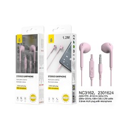 ONEPLUS EARPHONES NC3162 RS WITH MICROPHONE AND MULTIFUNCTIONAL BUTTON 1.2M PINK ONEPLUS EARPHONES NC3162 RS WITH MICROPHONE AND MULTIFUNCTIONAL BUTTON 1.2M PINK